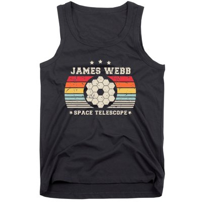 James Webb Space Telescope Retro Cosmic JWST Vintage Space Tank Top