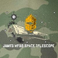 James Webb Space Telescope JWST Astronomy funny Legacy Tie Dye Trucker Hat