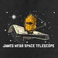 James Webb Space Telescope JWST Astronomy funny Garment-Dyed Fleece Hoodie