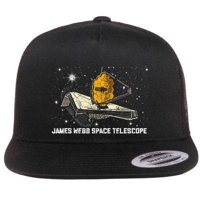 James Webb Space Telescope JWST Astronomy funny Flatbill Hat