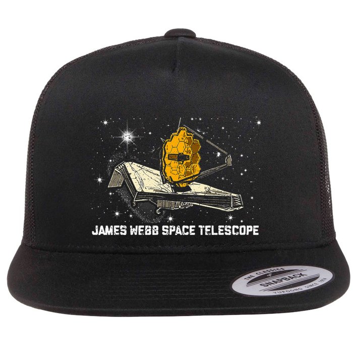 James Webb Space Telescope JWST Astronomy funny Flatbill Hat