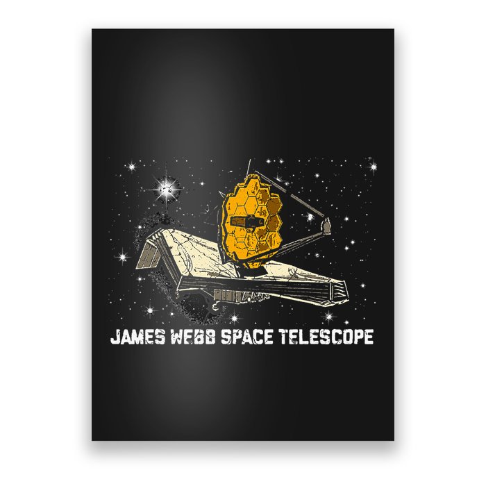 James Webb Space Telescope JWST Astronomy funny Poster