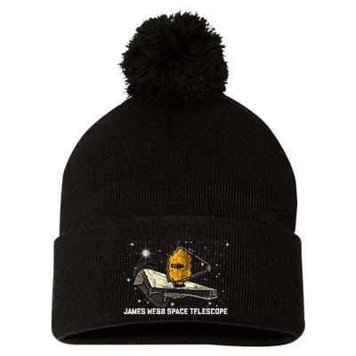 James Webb Space Telescope JWST Astronomy funny Pom Pom 12in Knit Beanie