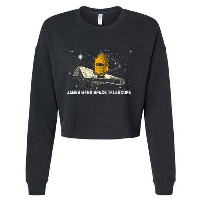 James Webb Space Telescope JWST Astronomy funny Cropped Pullover Crew