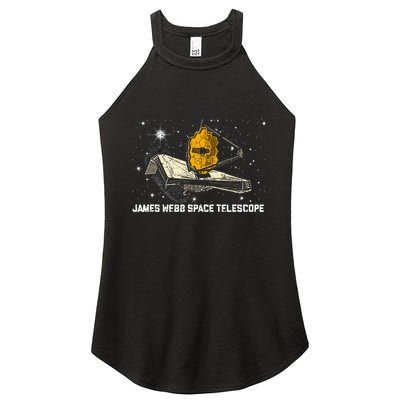 James Webb Space Telescope JWST Astronomy funny Women's Perfect Tri Rocker Tank