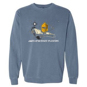 James Webb Space Telescope JWST Astronomy funny Garment-Dyed Sweatshirt