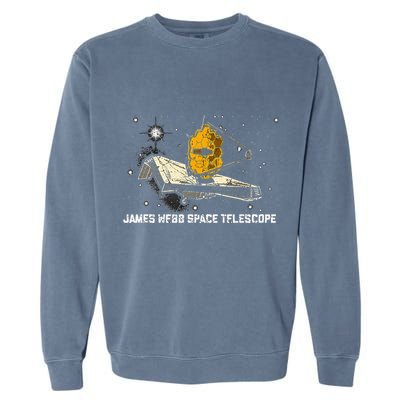 James Webb Space Telescope JWST Astronomy funny Garment-Dyed Sweatshirt