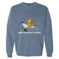 James Webb Space Telescope JWST Astronomy funny Garment-Dyed Sweatshirt