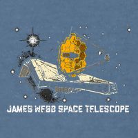 James Webb Space Telescope JWST Astronomy funny Garment-Dyed Sweatshirt