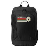 James Webb Space Telescope Retro Jwst Webb Telescope City Backpack