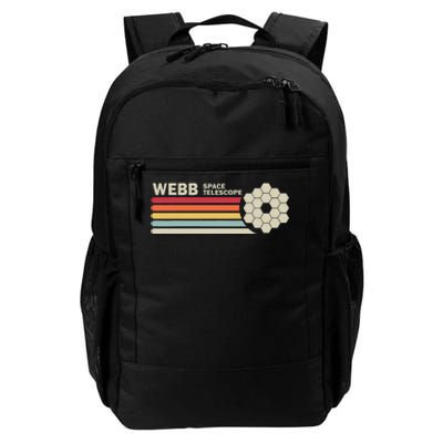 James Webb Space Telescope Retro Jwst Webb Telescope Daily Commute Backpack