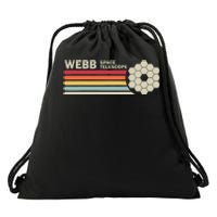 James Webb Space Telescope Retro Jwst Webb Telescope Drawstring Bag