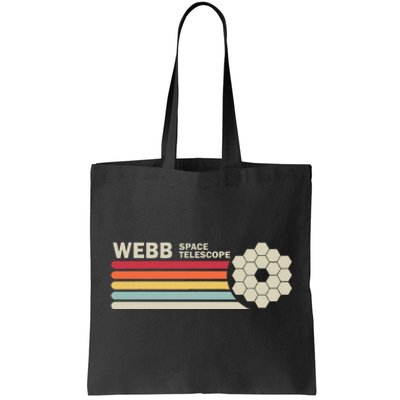 James Webb Space Telescope Retro Jwst Webb Telescope Tote Bag