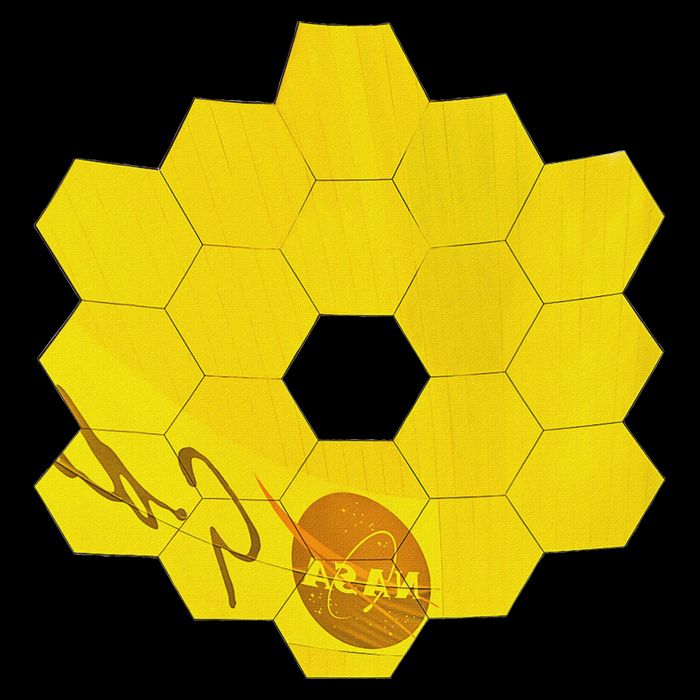 Jwst Webb Space Telescope Real Shiny Mirrors And Reflections Drawstring Bag