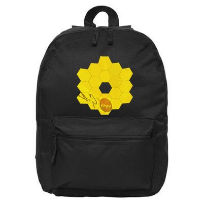Jwst Webb Space Telescope Real Shiny Mirrors And Reflections 16 in Basic Backpack