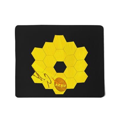 Jwst Webb Space Telescope Real Shiny Mirrors And Reflections Mousepad