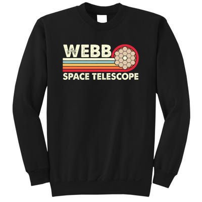 James Webb Space Telescope Retro JWST Webb Telescope Sweatshirt