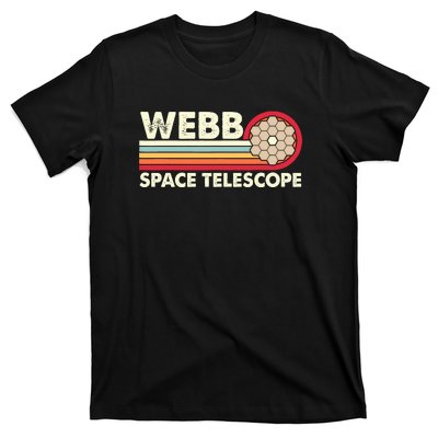 James Webb Space Telescope Retro JWST Webb Telescope T-Shirt