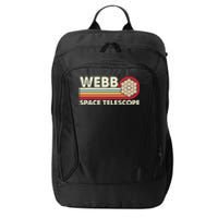 James Webb Space Telescope Retro JWST Webb Telescope City Backpack