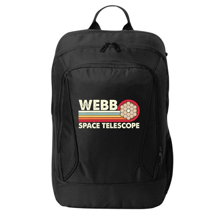 James Webb Space Telescope Retro JWST Webb Telescope City Backpack