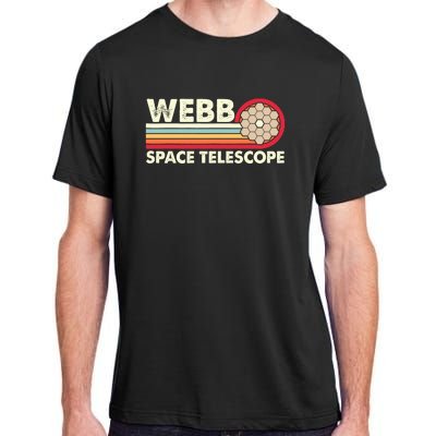 James Webb Space Telescope Retro JWST Webb Telescope Adult ChromaSoft Performance T-Shirt