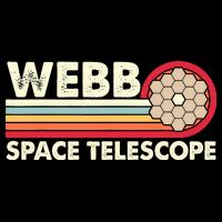 James Webb Space Telescope Retro JWST Webb Telescope Drawstring Bag