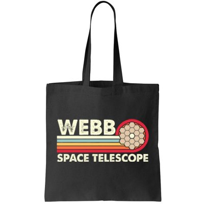 James Webb Space Telescope Retro JWST Webb Telescope Tote Bag