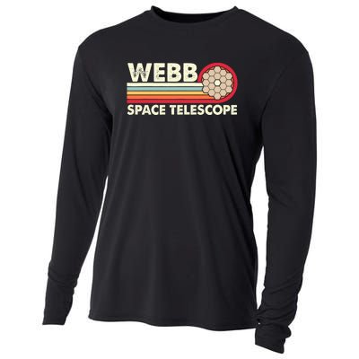 James Webb Space Telescope Retro JWST Webb Telescope Cooling Performance Long Sleeve Crew