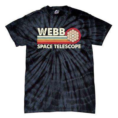 James Webb Space Telescope Retro JWST Webb Telescope Tie-Dye T-Shirt