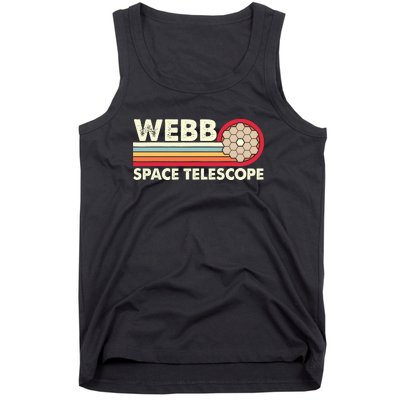 James Webb Space Telescope Retro JWST Webb Telescope Tank Top