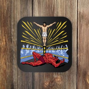 Jesus Wrestling Satan Coaster