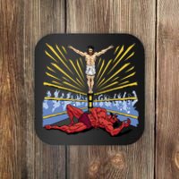 Jesus Wrestling Satan Coaster