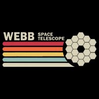 James Webb Space Telescope Retro Jwst Webb Telescope Flat Bill Trucker Hat