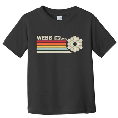 James Webb Space Telescope Retro Jwst Webb Telescope Toddler T-Shirt