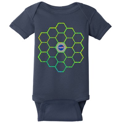 James Webb Space Telescope NASA Logo JWST Baby Bodysuit