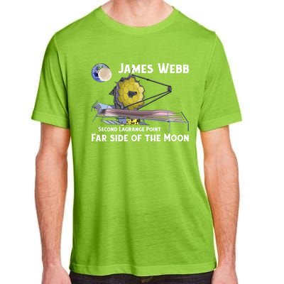 James Webb Space Telescope Moon Earth Second Lagrange Point Gift Adult ChromaSoft Performance T-Shirt