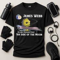James Webb Space Telescope Moon Earth Second Lagrange Point Gift Performance Shirt