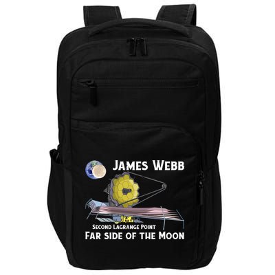 James Webb Space Telescope Moon Earth Second Lagrange Point Gift Impact Tech Backpack