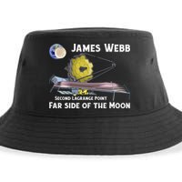 James Webb Space Telescope Moon Earth Second Lagrange Point Gift Sustainable Bucket Hat