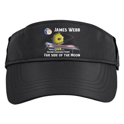 James Webb Space Telescope Moon Earth Second Lagrange Point Gift Adult Drive Performance Visor
