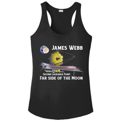 James Webb Space Telescope Moon Earth Second Lagrange Point Gift Ladies PosiCharge Competitor Racerback Tank