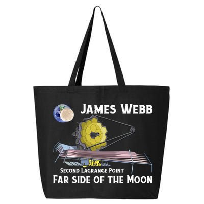 James Webb Space Telescope Moon Earth Second Lagrange Point Gift 25L Jumbo Tote