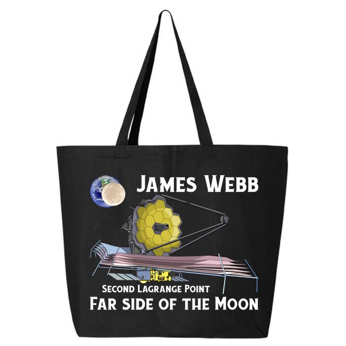 James Webb Space Telescope Moon Earth Second Lagrange Point Gift 25L Jumbo Tote