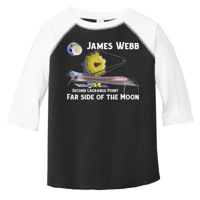 James Webb Space Telescope Moon Earth Second Lagrange Point Gift Toddler Fine Jersey T-Shirt