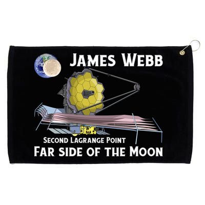 James Webb Space Telescope Moon Earth Second Lagrange Point Gift Grommeted Golf Towel