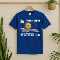 James Webb Space Telescope Moon Earth Second Lagrange Point Gift T-Shirt
