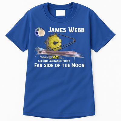 James Webb Space Telescope Moon Earth Second Lagrange Point Gift Tall T-Shirt