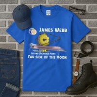 James Webb Space Telescope Moon Earth Second Lagrange Point Gift Tall T-Shirt