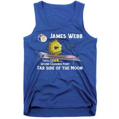 James Webb Space Telescope Moon Earth Second Lagrange Point Gift Tank Top