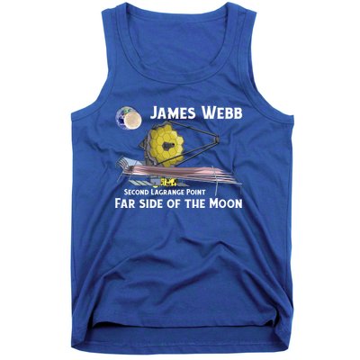 James Webb Space Telescope Moon Earth Second Lagrange Point Gift Tank Top